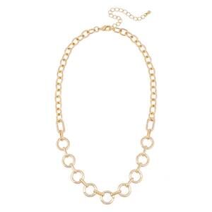 NEW CANVAS STYLE women's juliette charm collector necklace in shiny gold